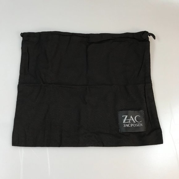 NWT Authentic ZAC Zac Posen Eartha Mini Grommet Chain Strap Crossbody in Black - Picture 10 of 10